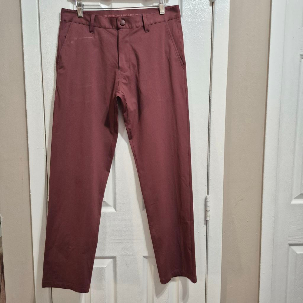 Men's RHONE Chinos & Khakis Waist 31 Maroon